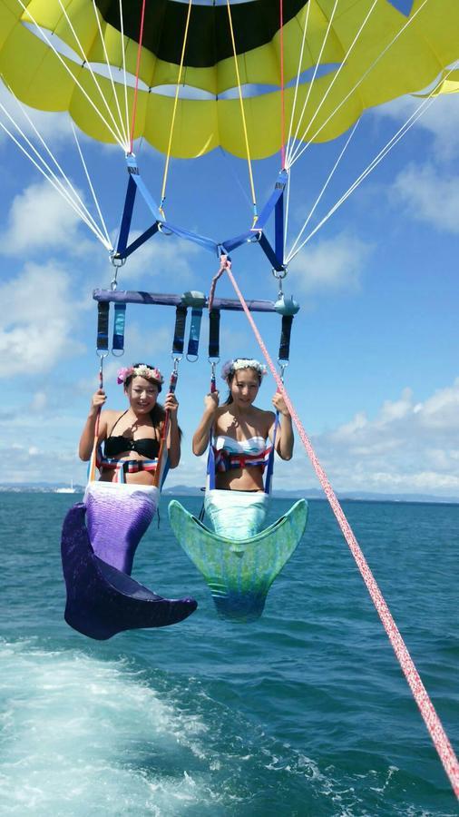 Sea Blue Hotel Onna Bagian luar foto